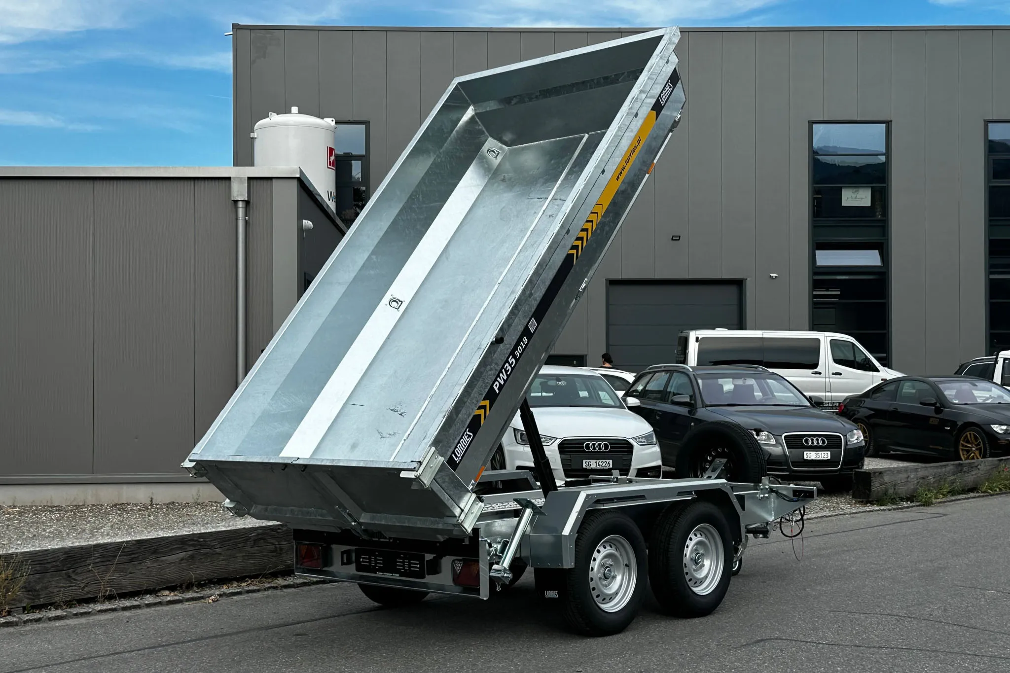 Lorries Kippanhäger Mulde PW35