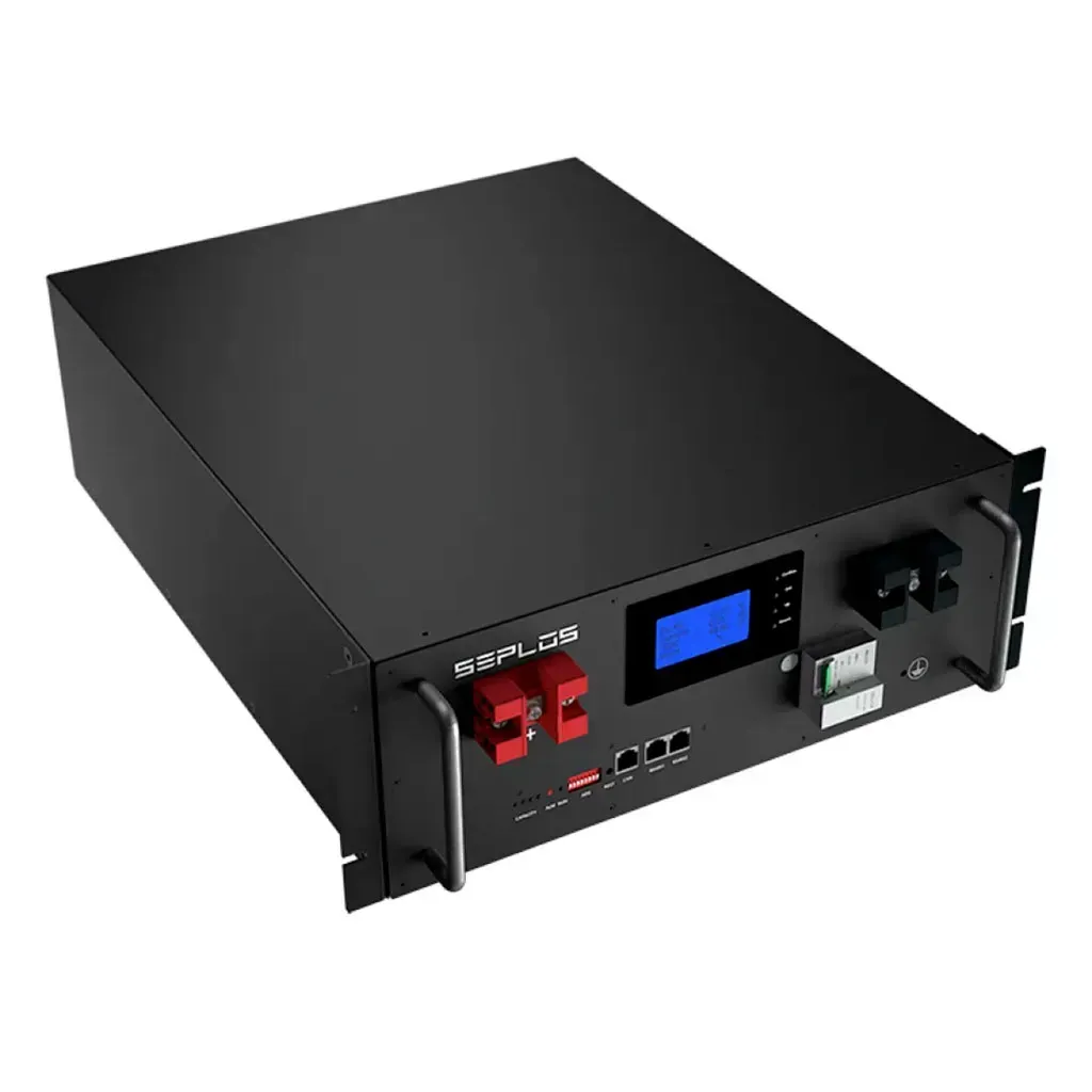 Безпечний акумулятор LiFePO4 з монтажем у стійку. Підтримка CAN/RS485, 10+ років ресурсу.