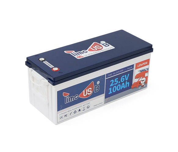 Timeusb 25.6V 100Ah LiFePO4 — акумулятор 2.56 кВт·год для СЕС і резервного живлення