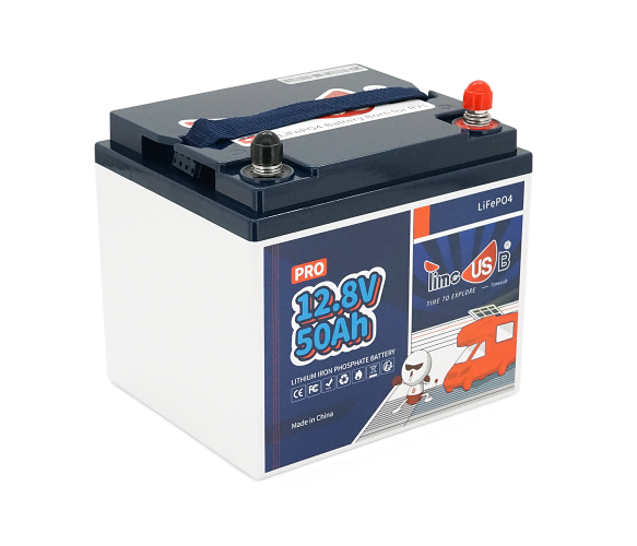 TimeUsb 12.8V 50Ah LiFePO4 — акумулятор 640Wh для автономного живлення