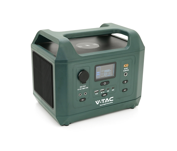 V-TAC Power VT-606N — портативна електростанція 600W 576Wh LiFePO4