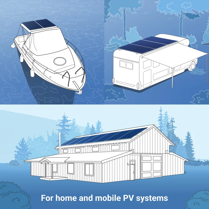 двостороння сонячна панель 144 елементи