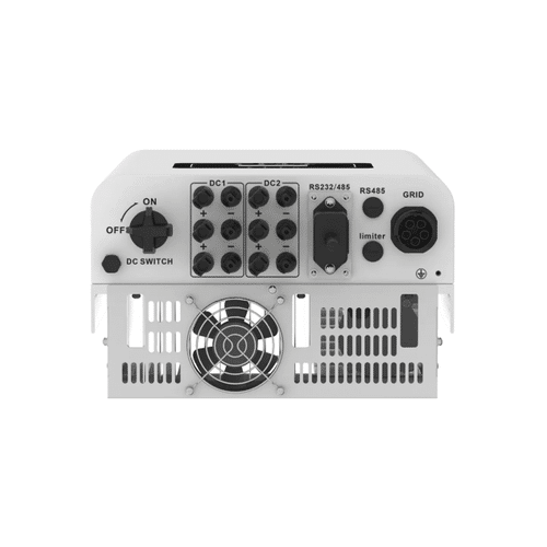 Фото трифазного мережевого інвертора Deye 20 кВт з дисплеєм та інтерфейсом