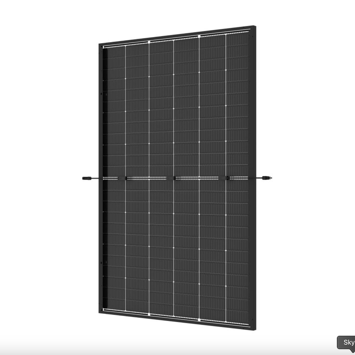 Біфаціальна сонячна панель Trina 445W у чорному виконанні з гарантією
