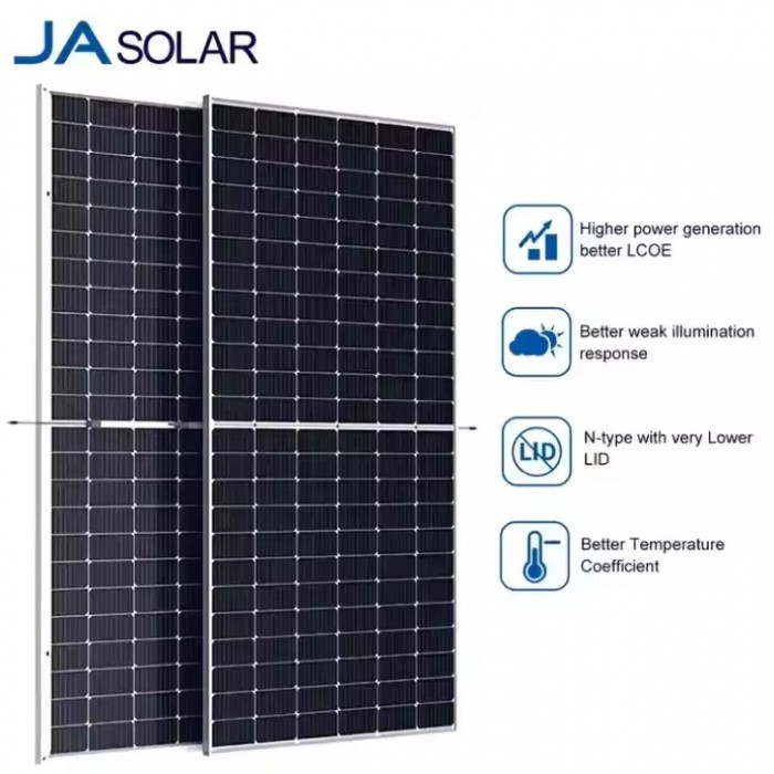 ja solar 605w характеристики  JAM66D45-605/LB 605 W N-Type Bifacial TOPCon