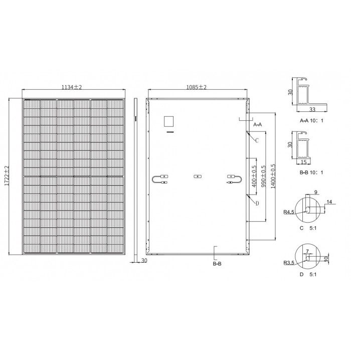 Комплект сонячних панелей Tongwei 410W для домашньої СЕС