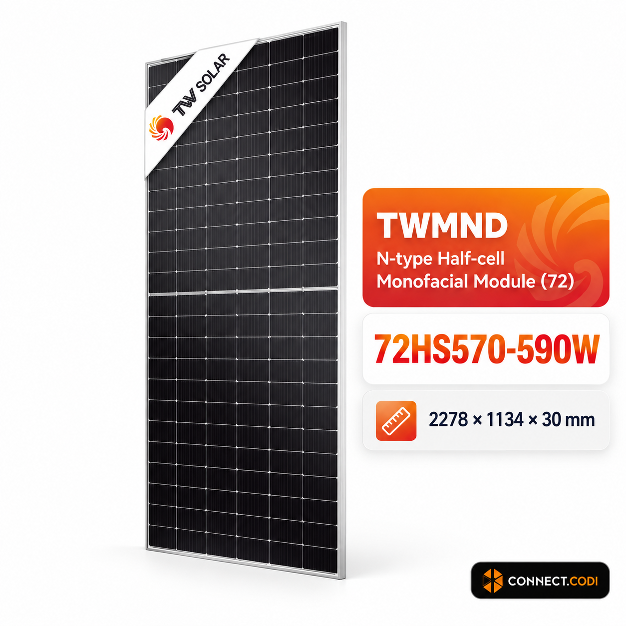 Сонячна панель Tongwei Solar 575 Вт характеристики