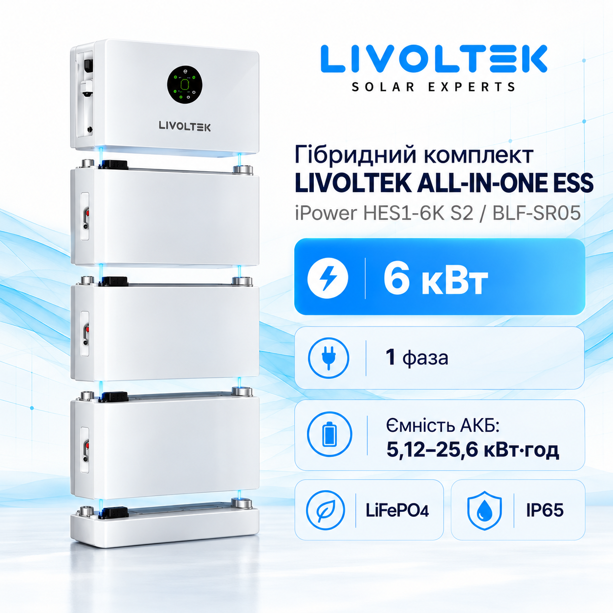 Комплект Livoltek ALL-IN-ONE ESS характеристики