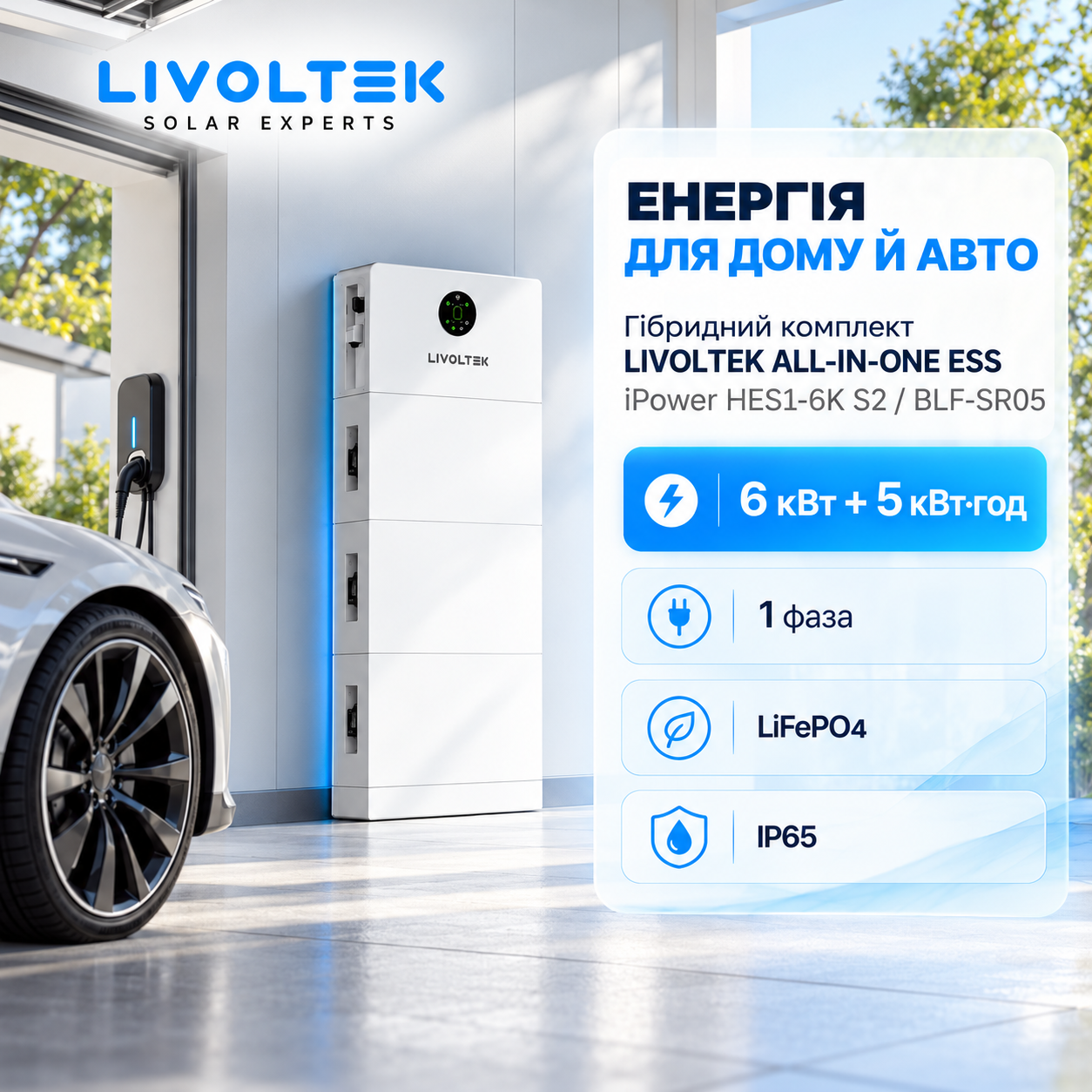 Купити Livoltek HES1-6KS2 + BLF-SR51100 зі складу