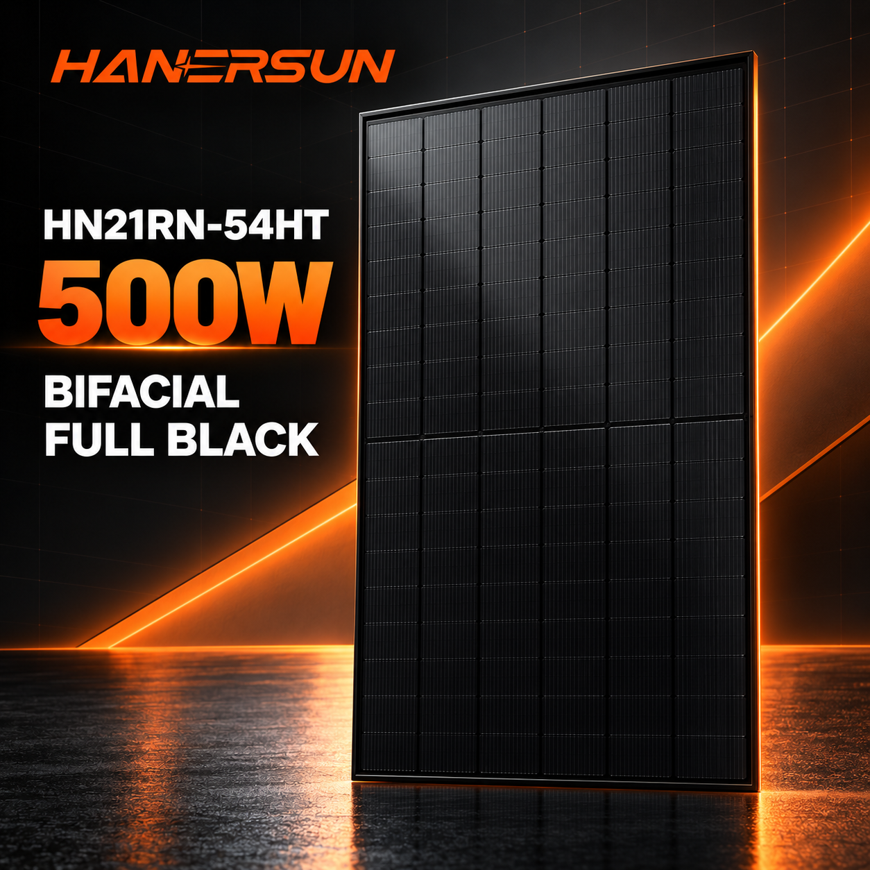 Сонячна панель Hanersun HN21RN-54HT 500 Вт FULL BLACK купити в Україні