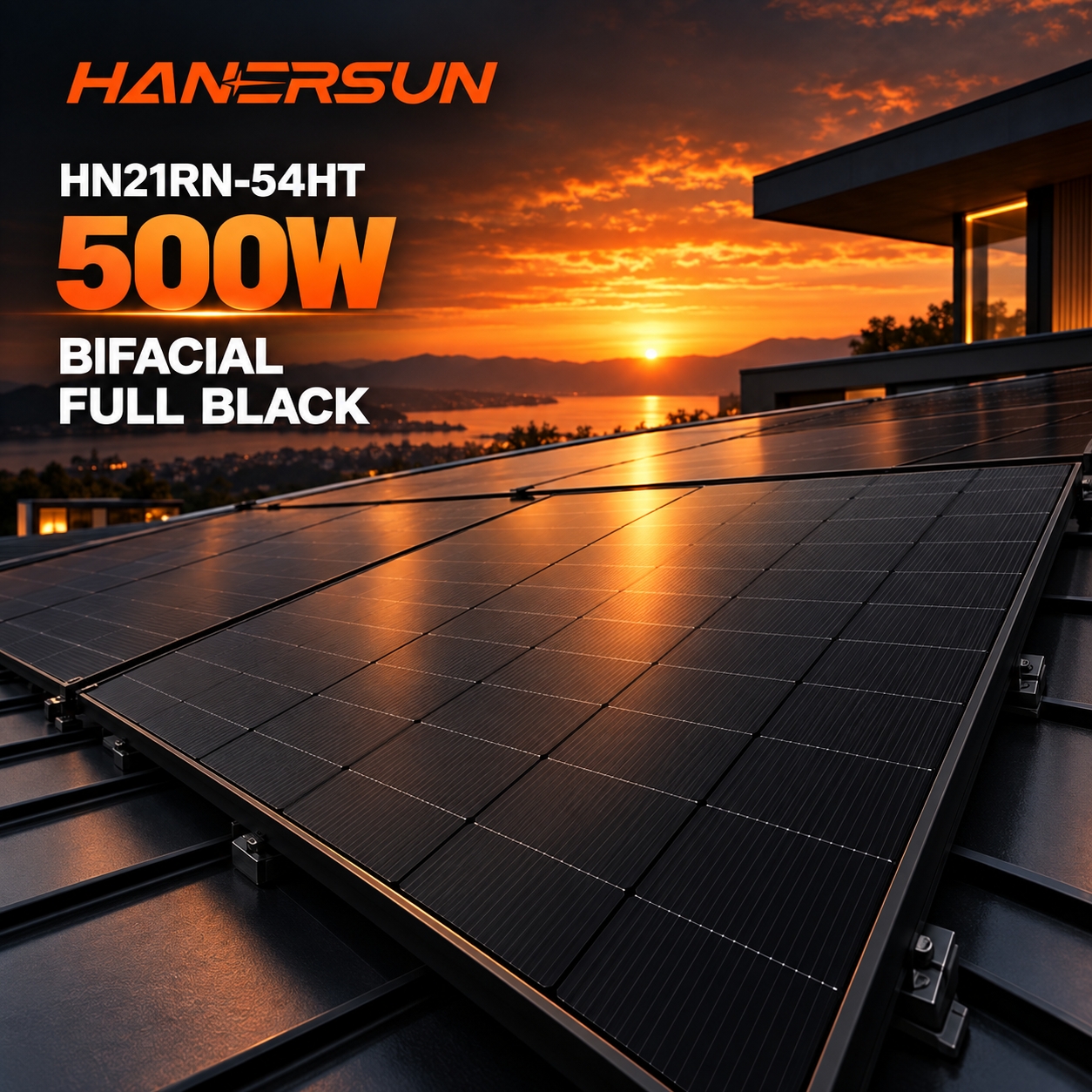 Сонячна панель Hanersun 500 Вт характеристики