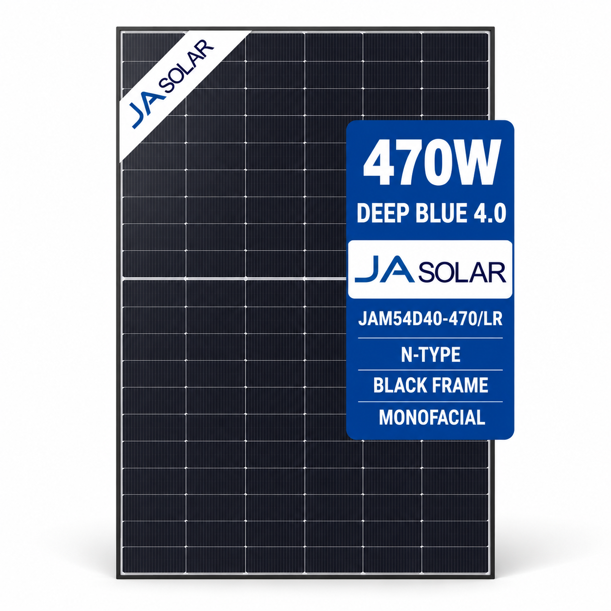 Купити сонячну панель JA Solar 470W N-Type в Україні