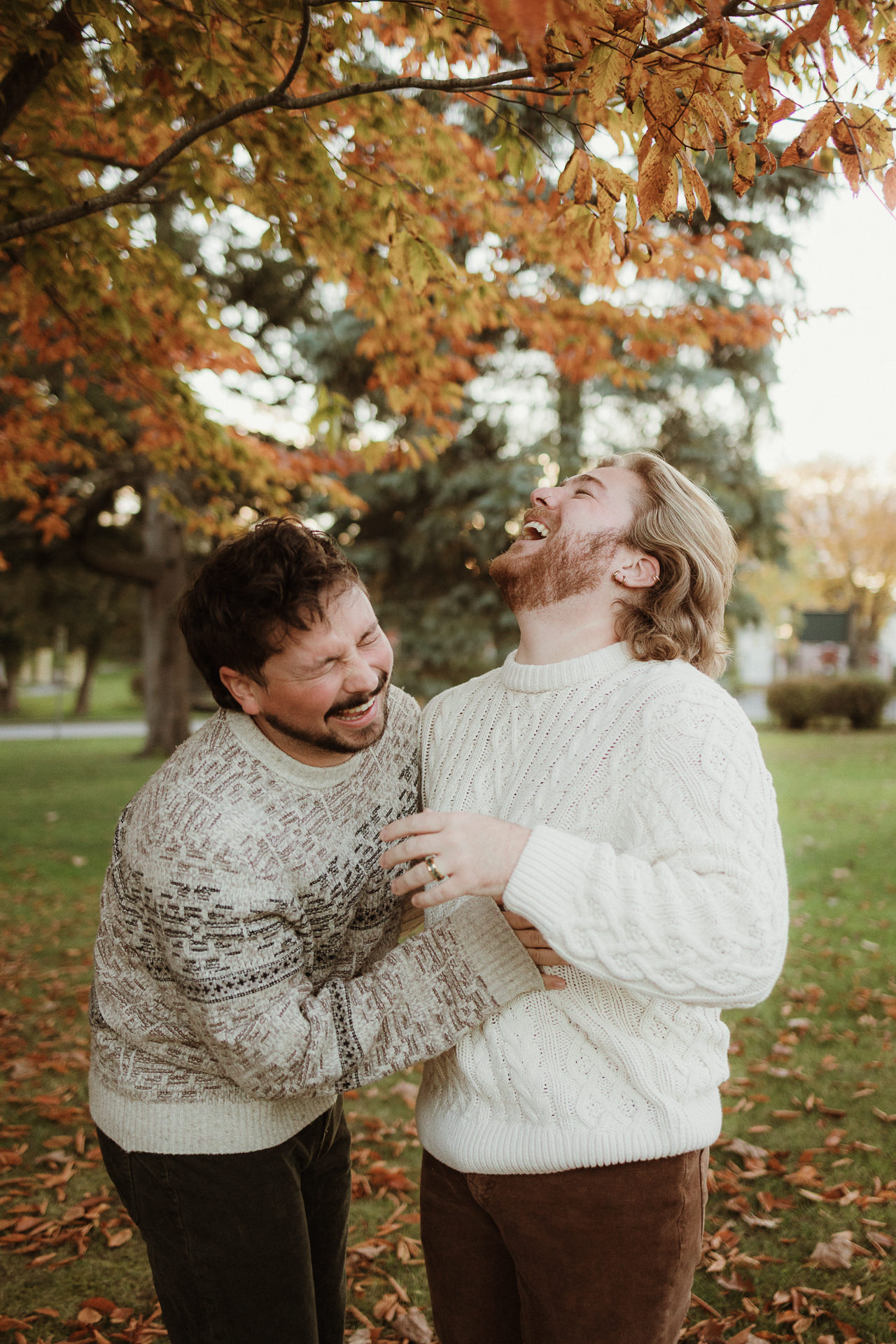 Congress Park Engagement Session for Teddy and Kyle