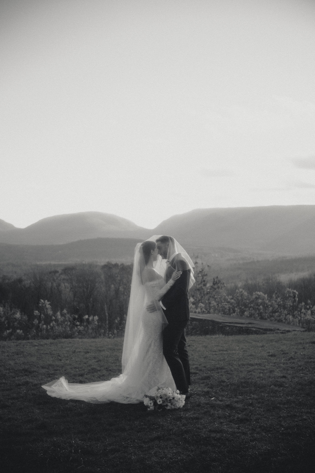Deer Mountain Inn wedding for Tori and Sean - Fuji - Portra 800