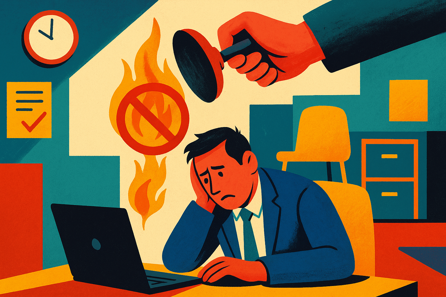 Le syndrome du cadre pompier : quand les managers passent leur vie à éteindre des feux imaginaires