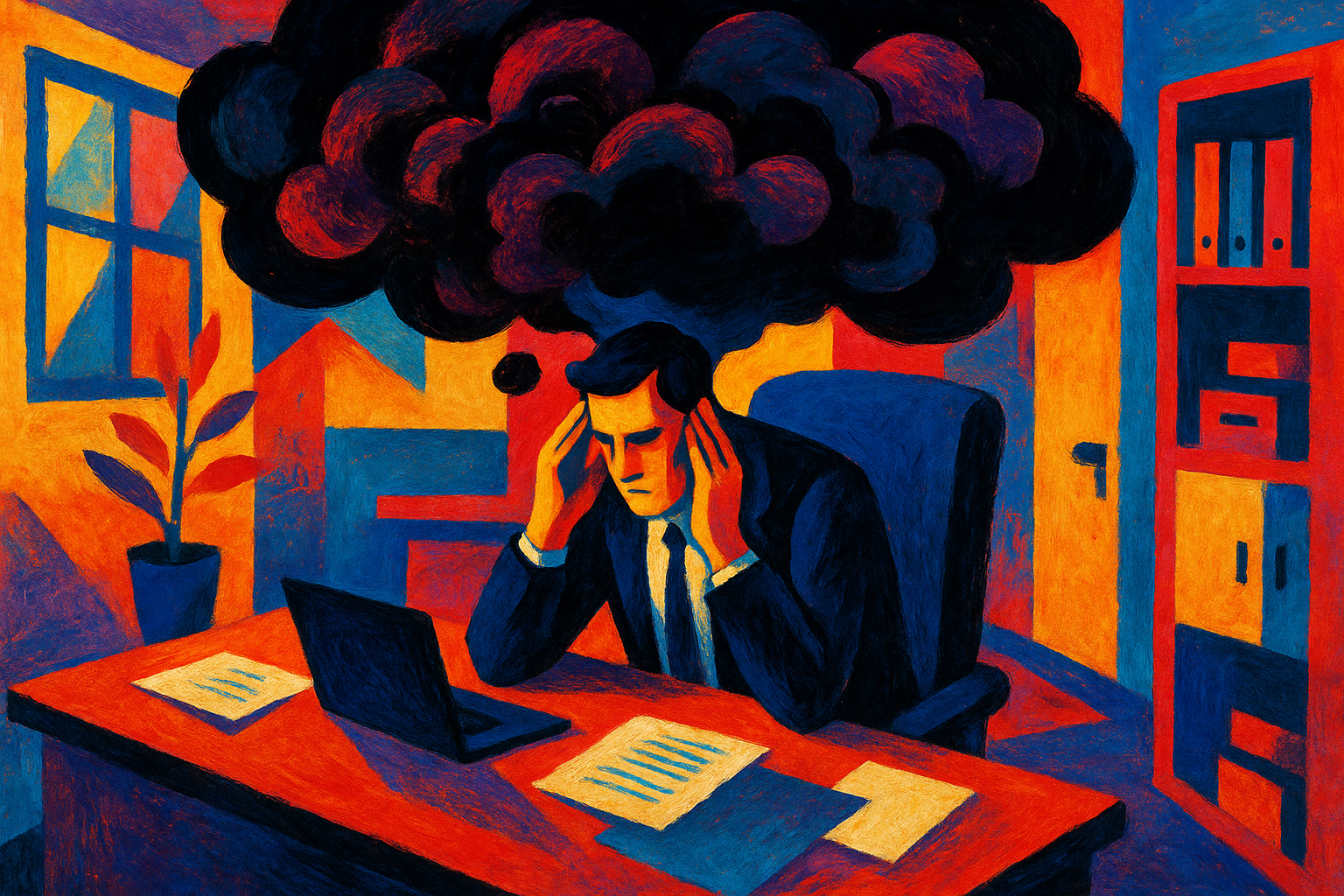 Quand le stress dirige l'entreprise : le vrai risque non audité en PME