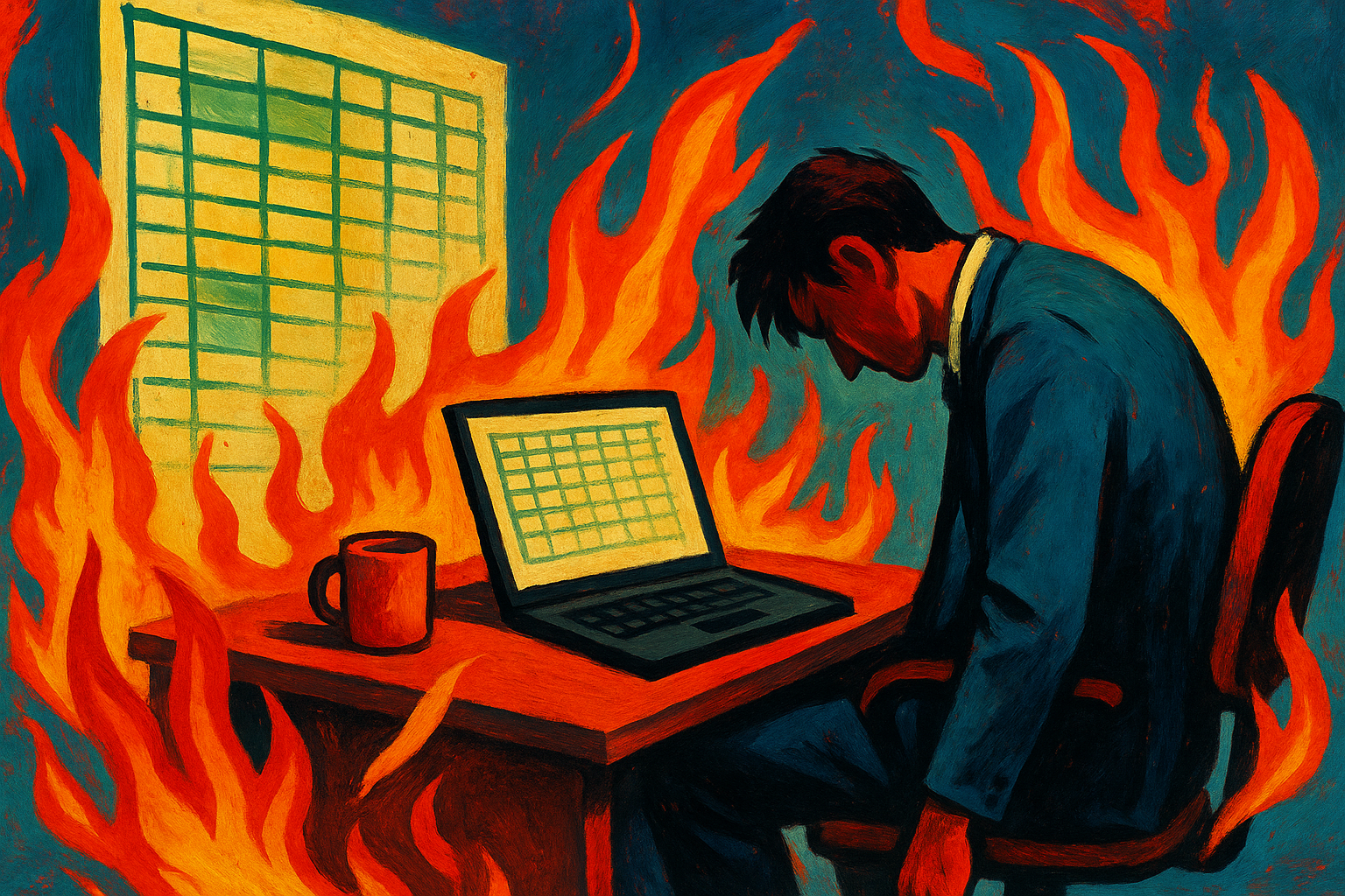 Quand le tableur fatigue : le burn-out administratif des PME