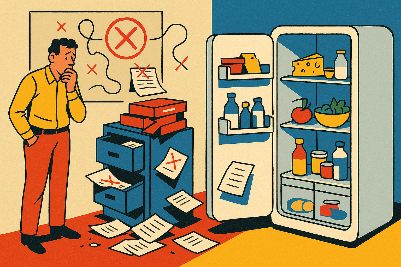 Quand le frigo est mieux organisé que votre conformité : petite cuisine de la non-conformité en PME