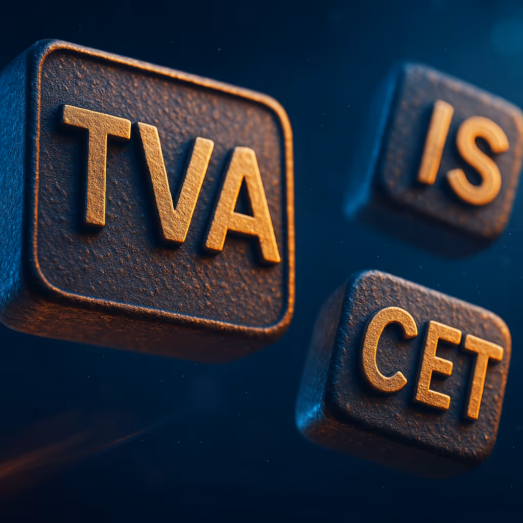 Fiscalité : TVA, IS, CET