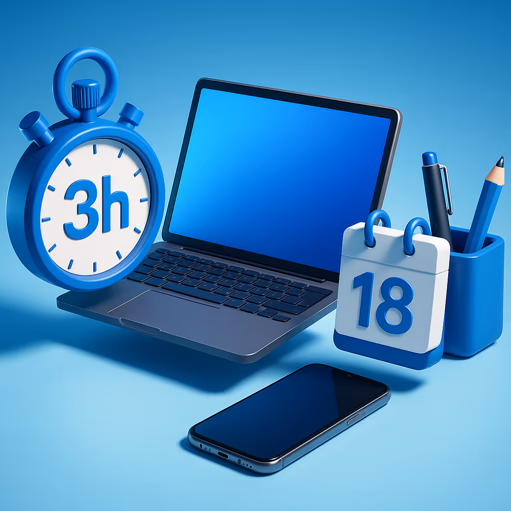 3h chrono pour planifier et organiser son télétravail