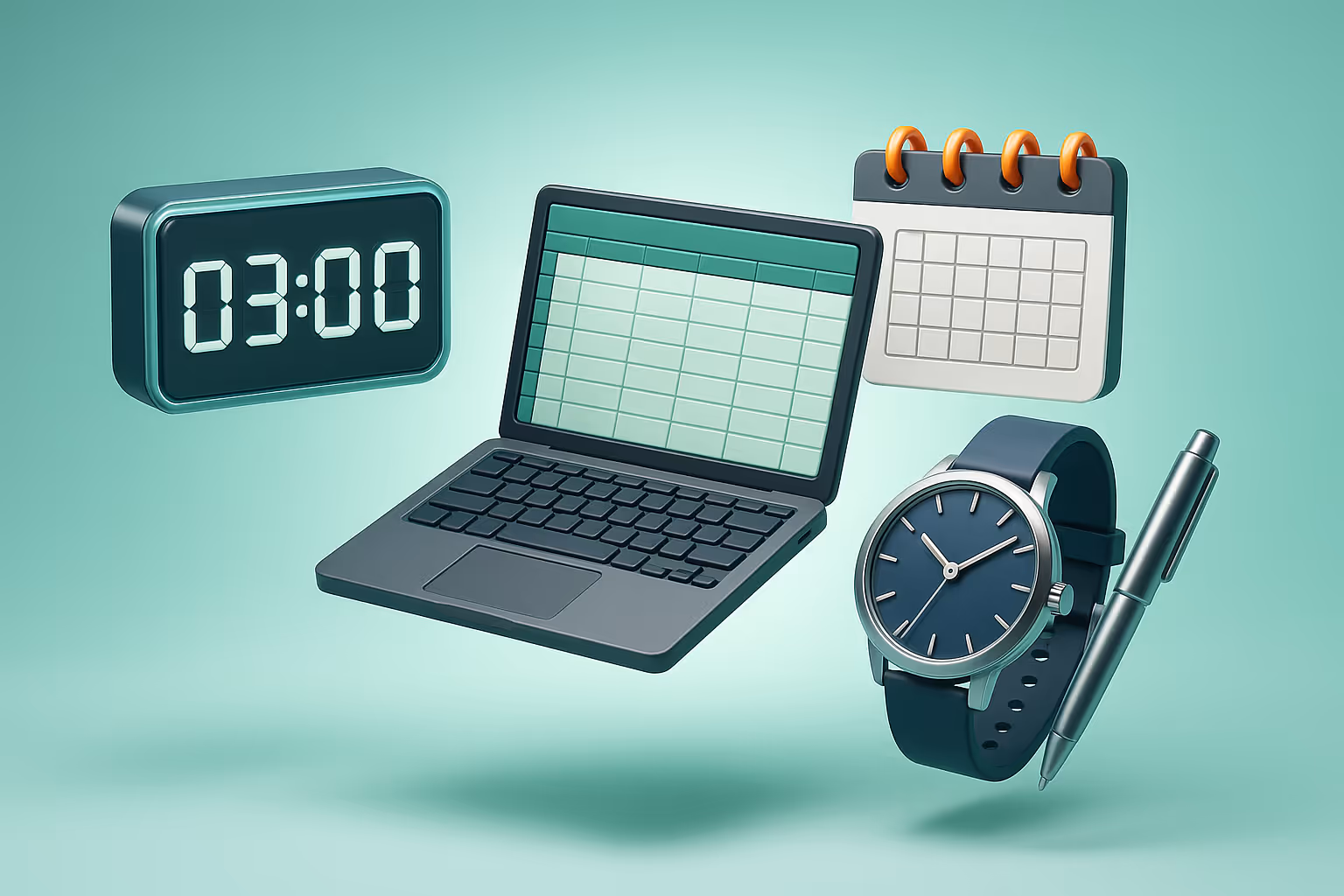 3h chrono pour créer un planning avec Excel