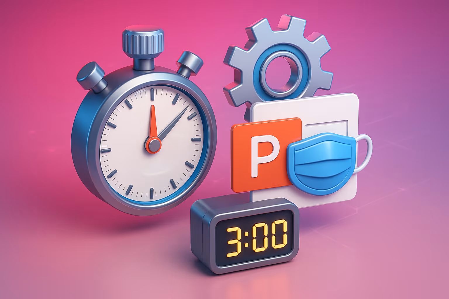 3h chrono pour utiliser les masques sur PowerPoint