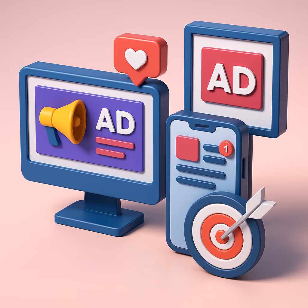 Publicité sur le Web et les réseaux sociaux : SEA, Display, Social ads, Retargeting