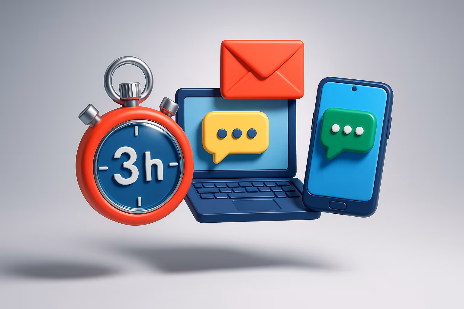 3h chrono pour répondre à des avis clients sur Internet