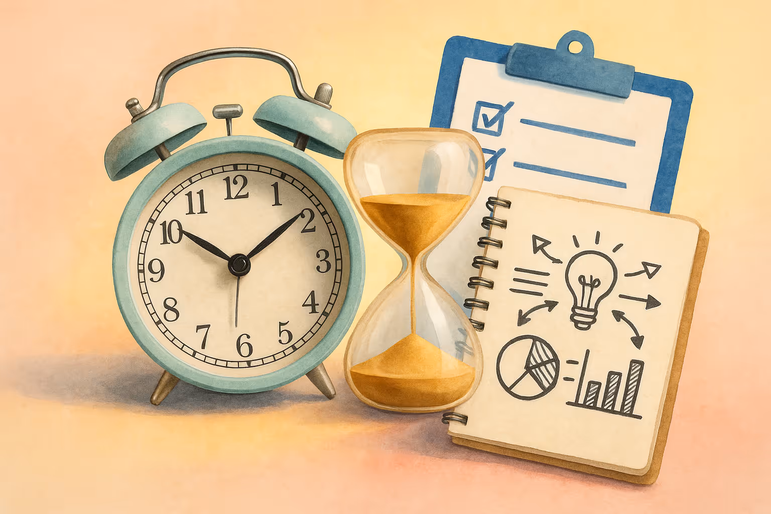 Optimiser son temps avec le sketchnoting : méthodes et outils pour une meilleure gestion du temps