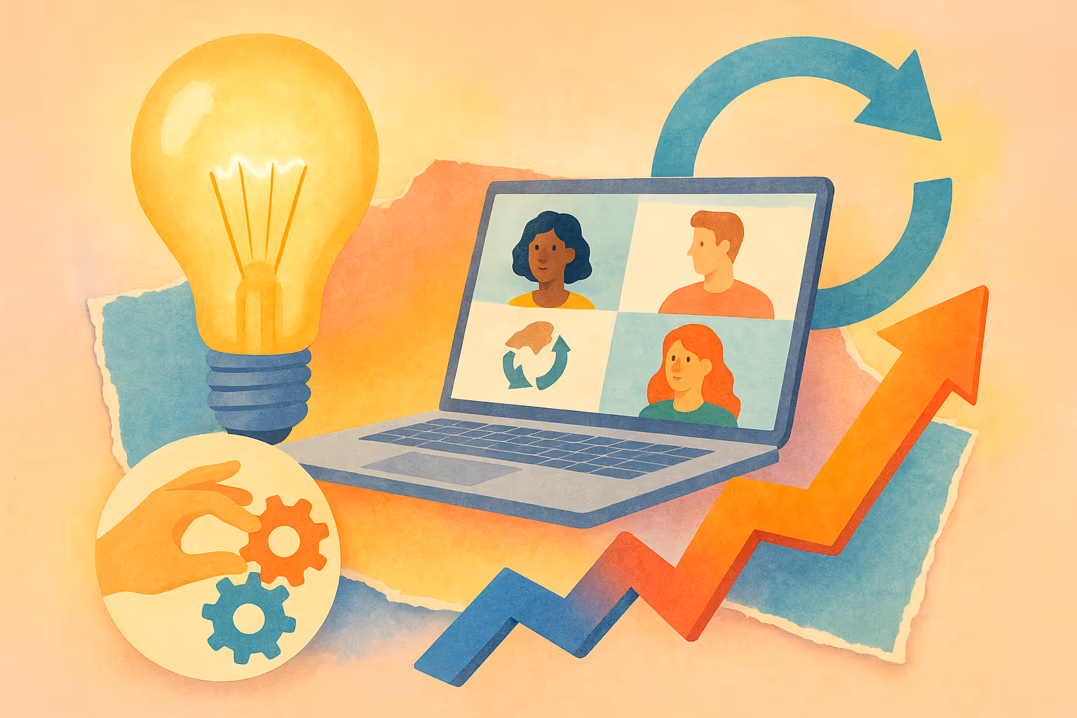 Le management collaboratif : booster l'innovation et la performance collective à distance