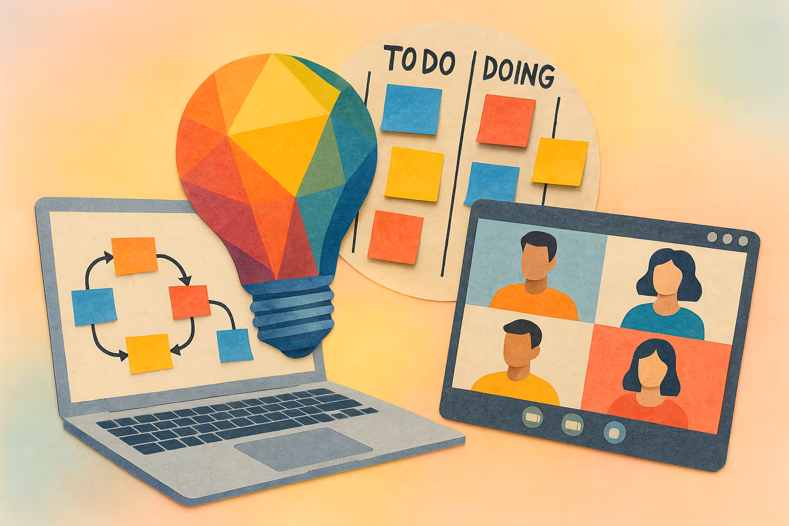 Adopter l'agilité en entreprise grâce à la facilitation et l'intelligence collective