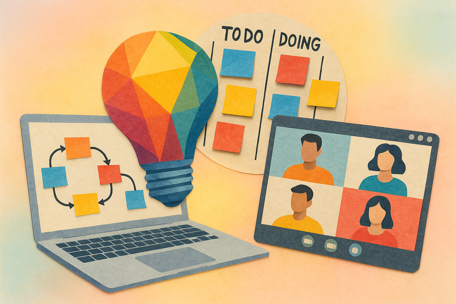 Adopter l'agilité en entreprise grâce à la facilitation et l'intelligence collective