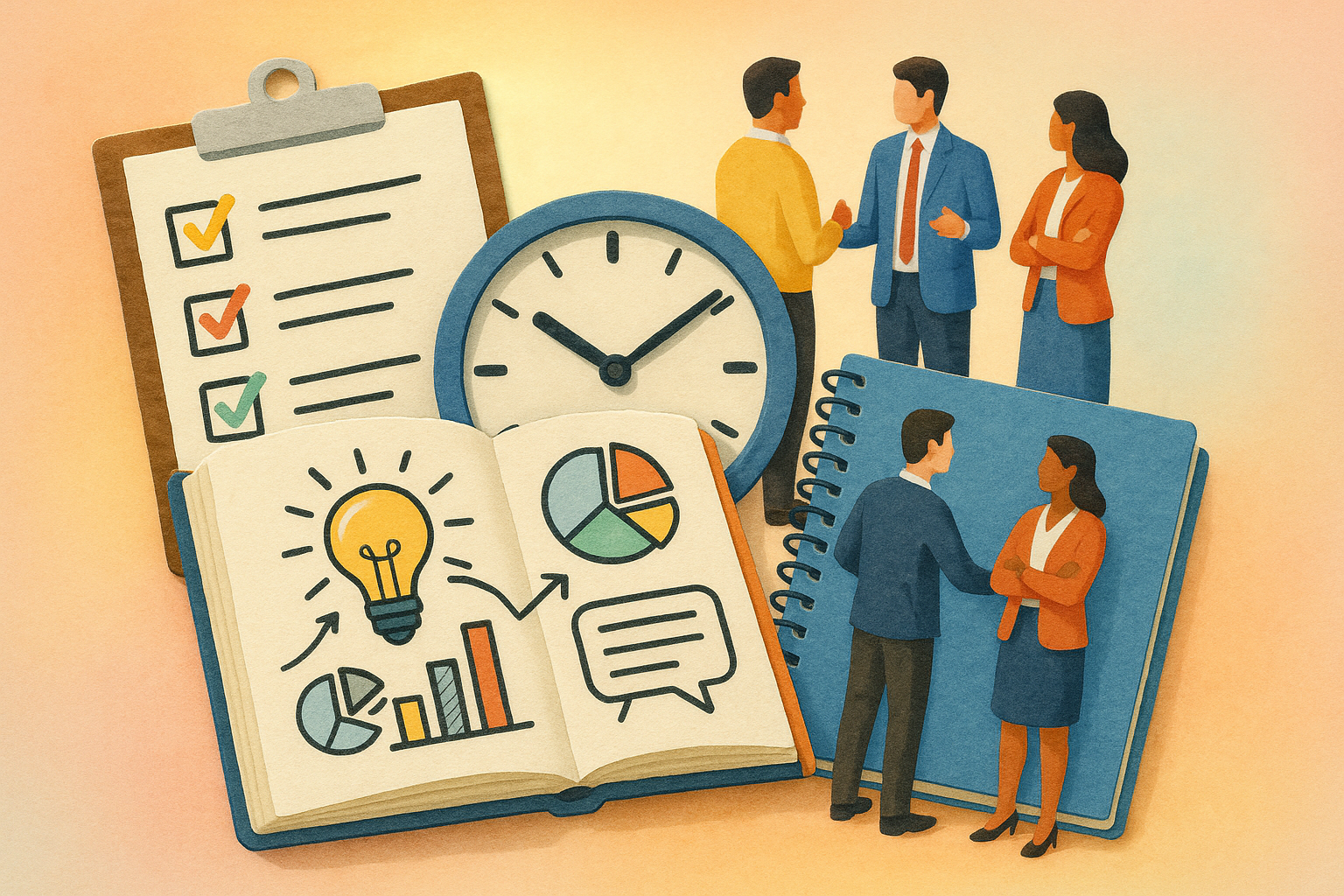 Gagner du temps et de l'efficacité dans le management de l'équipe projet avec le sketchnoting