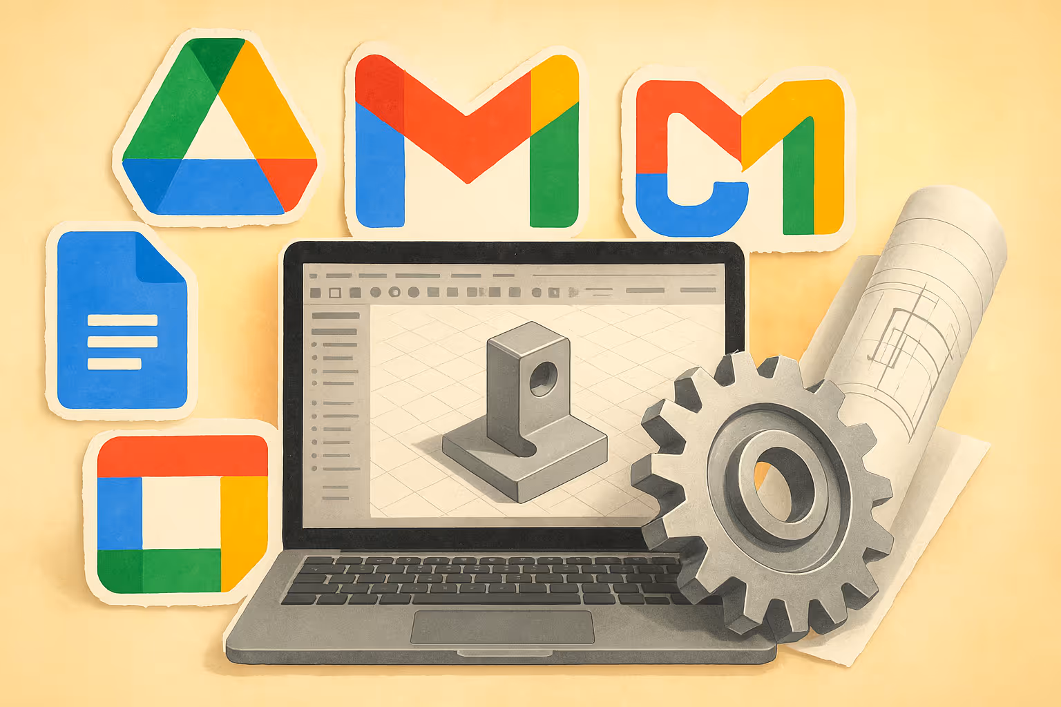 Maximiser l'efficacité de votre équipe avec Google Workspace pour la CAO