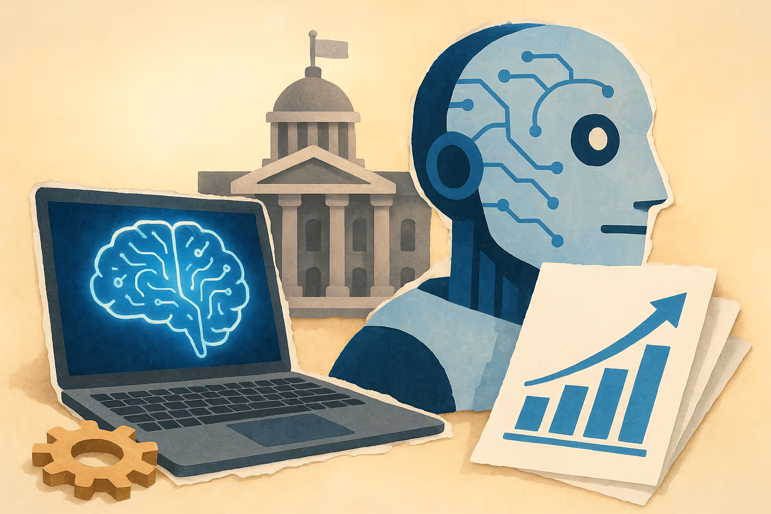 L'impact de l'intelligence artificielle sur l'efficacité du secteur public