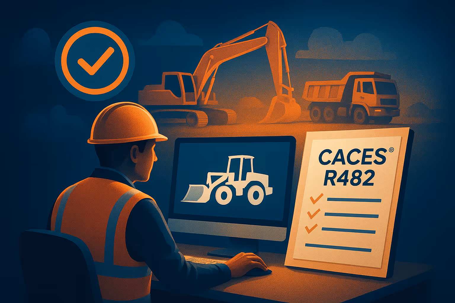 CACES® R482 : comment réserver la formation engins de chantier avec le CPF de vos salariés en entreprise