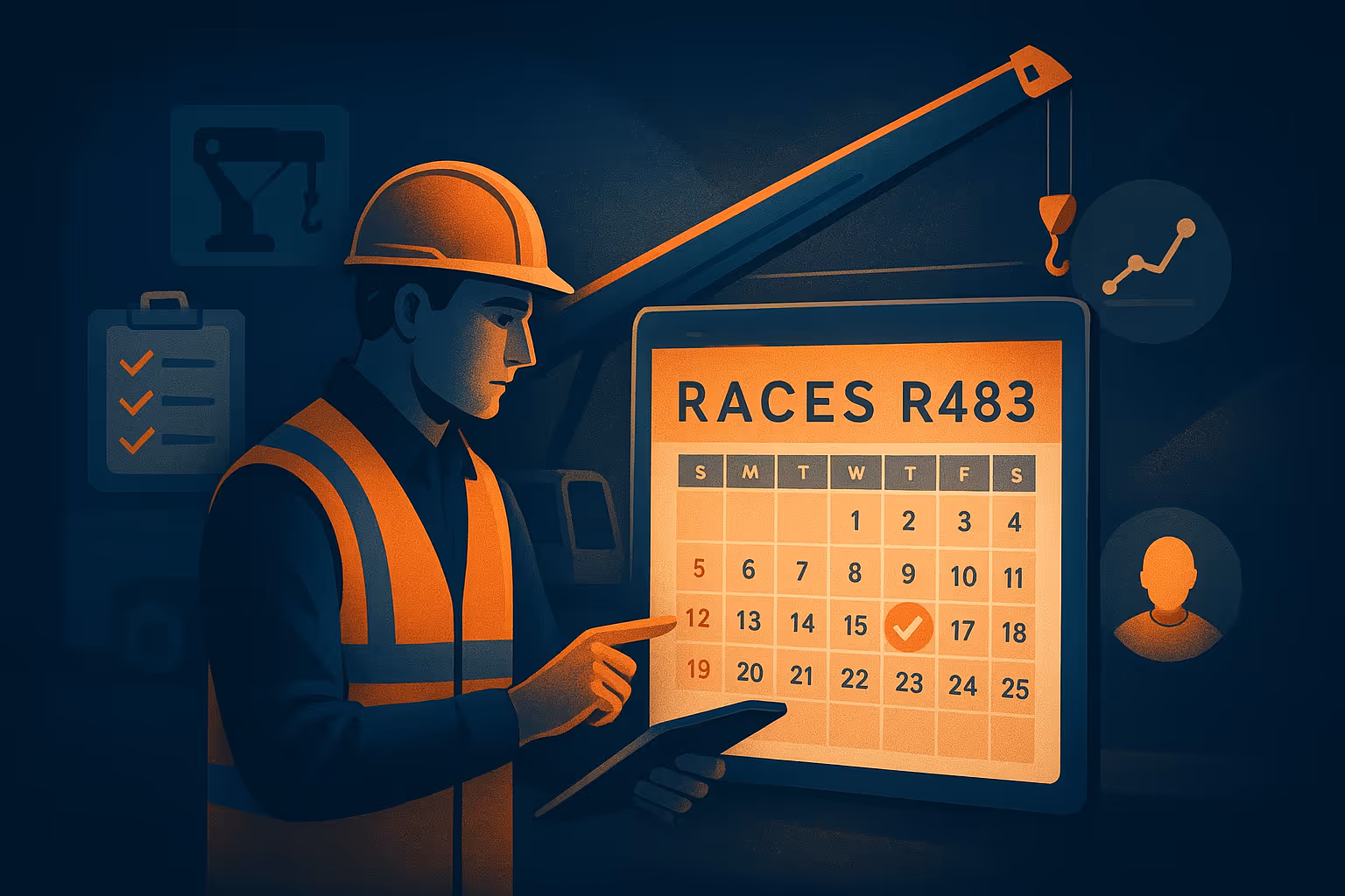 Planification formation CACES R483 : optimiser la réservation pour la conduite en sécurité des grues mobiles