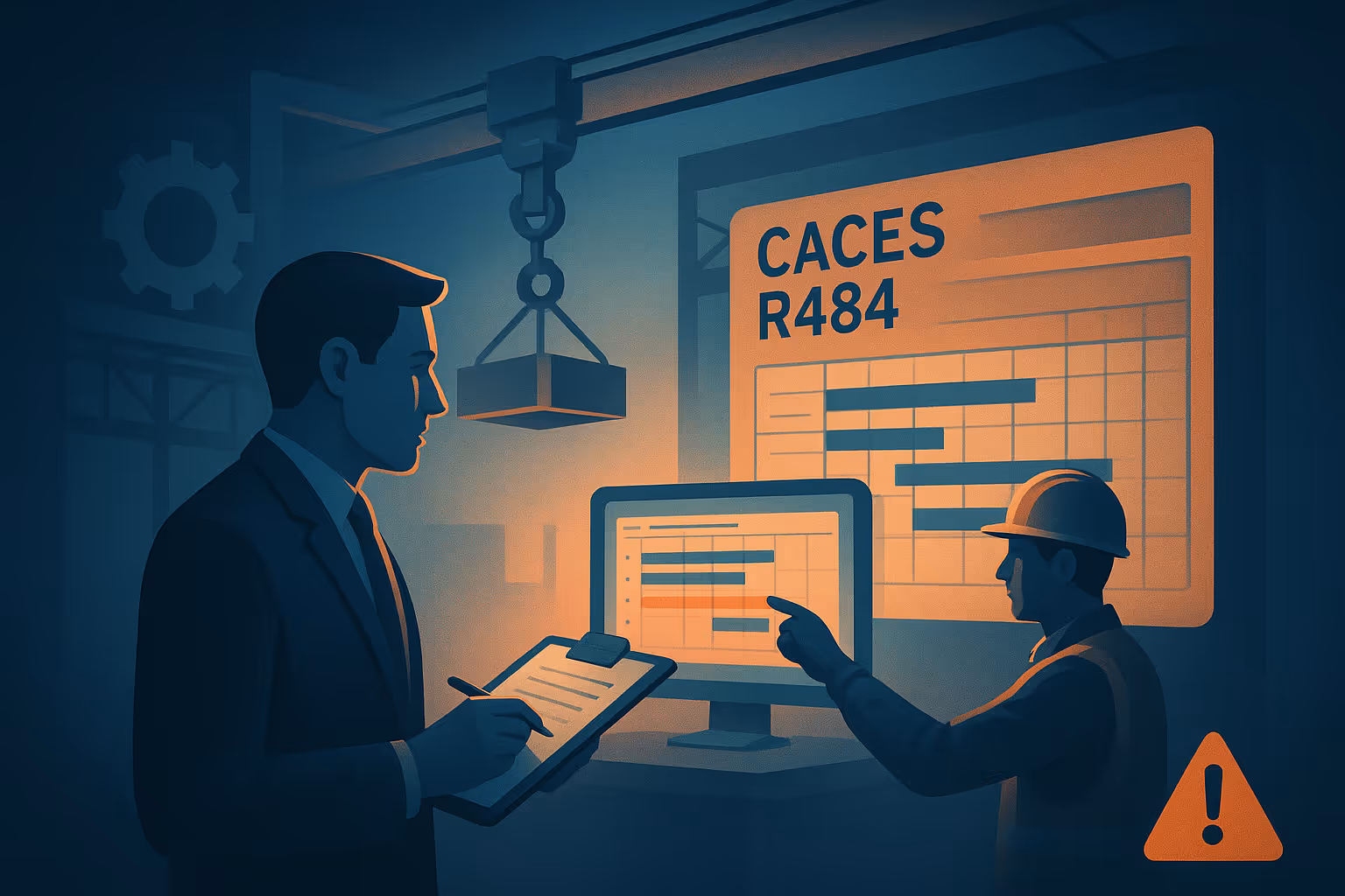 Planification formation CACES R484 : garantir la continuité de la production lors des absences pour formation ponts roulants