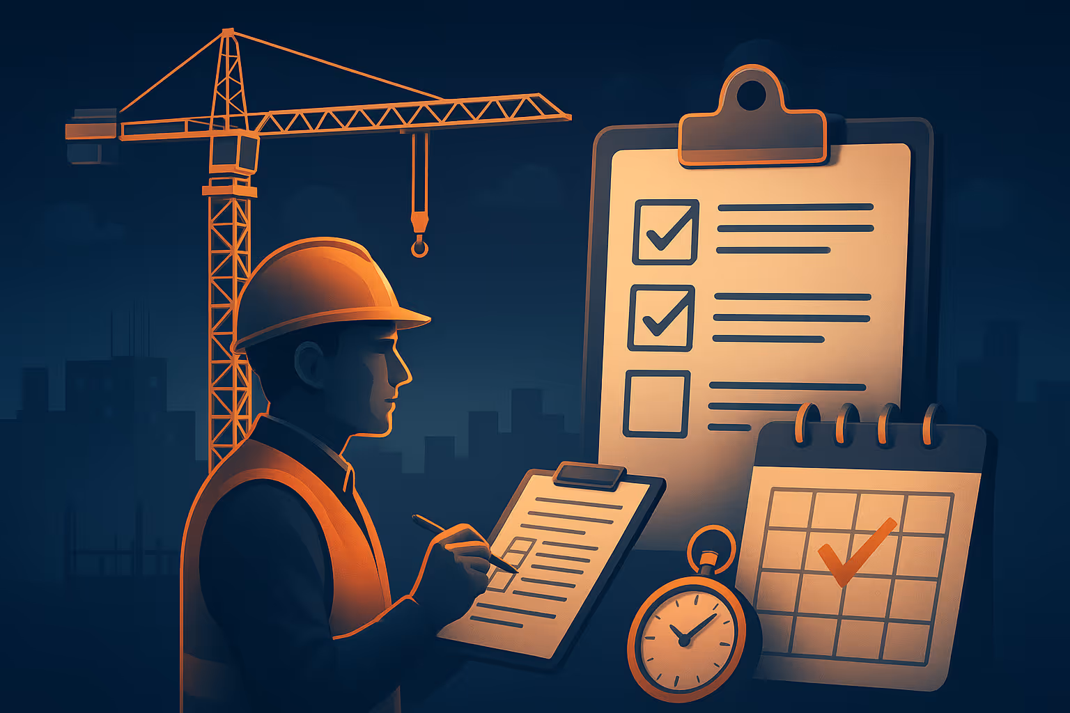 Planification absence grutier CACES R487 : continuité, conformité et performance sur chantier