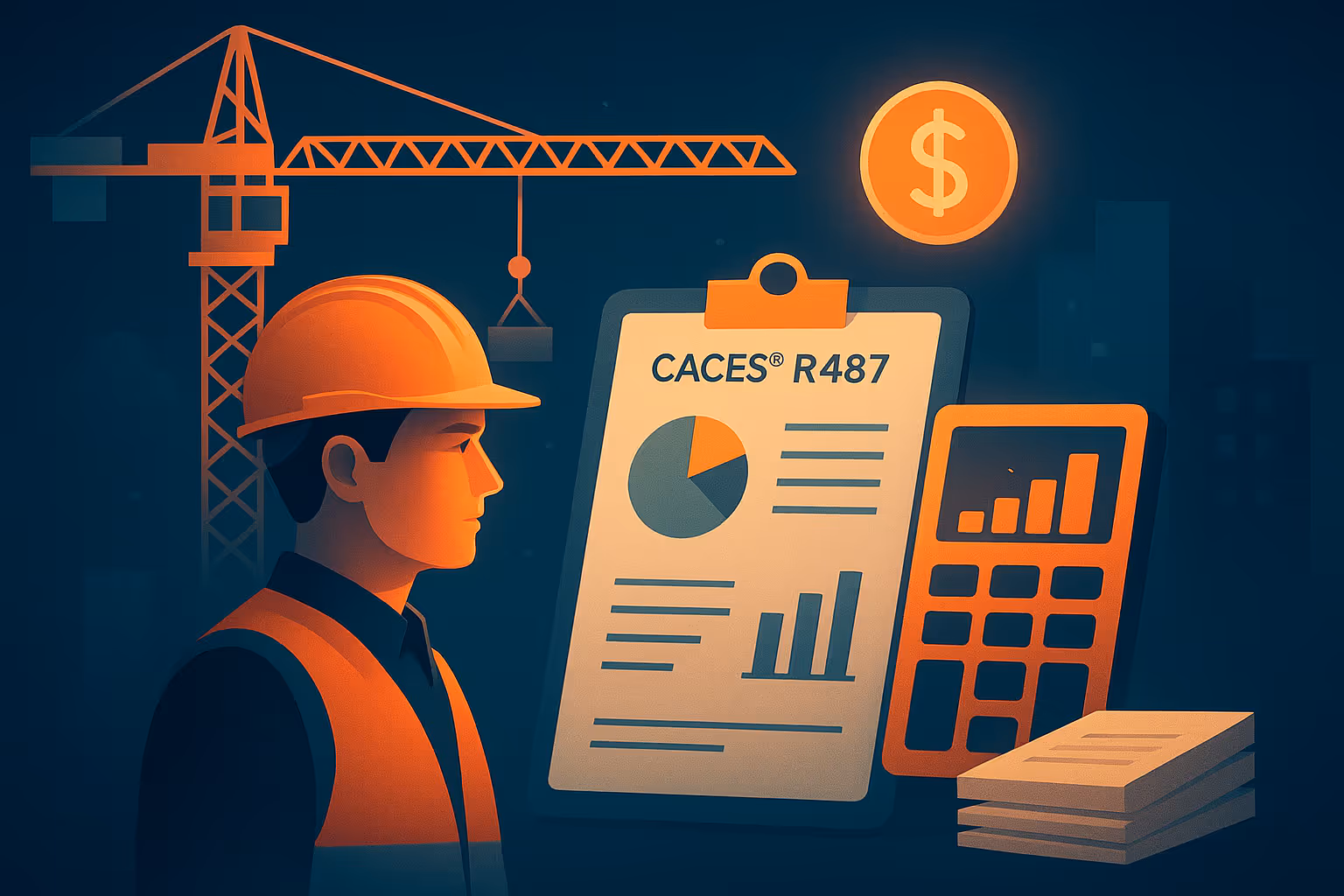 Budget formation CACES R487 : maîtriser l’investissement sécurité grues à tour en 2025