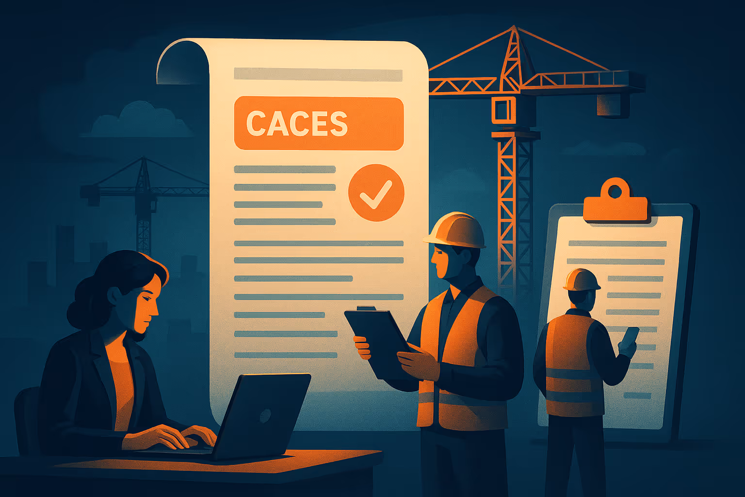 Devis formation CACES R487 : comment garantir sécurité, conformité et performance avec une formation longue durée grues à tour