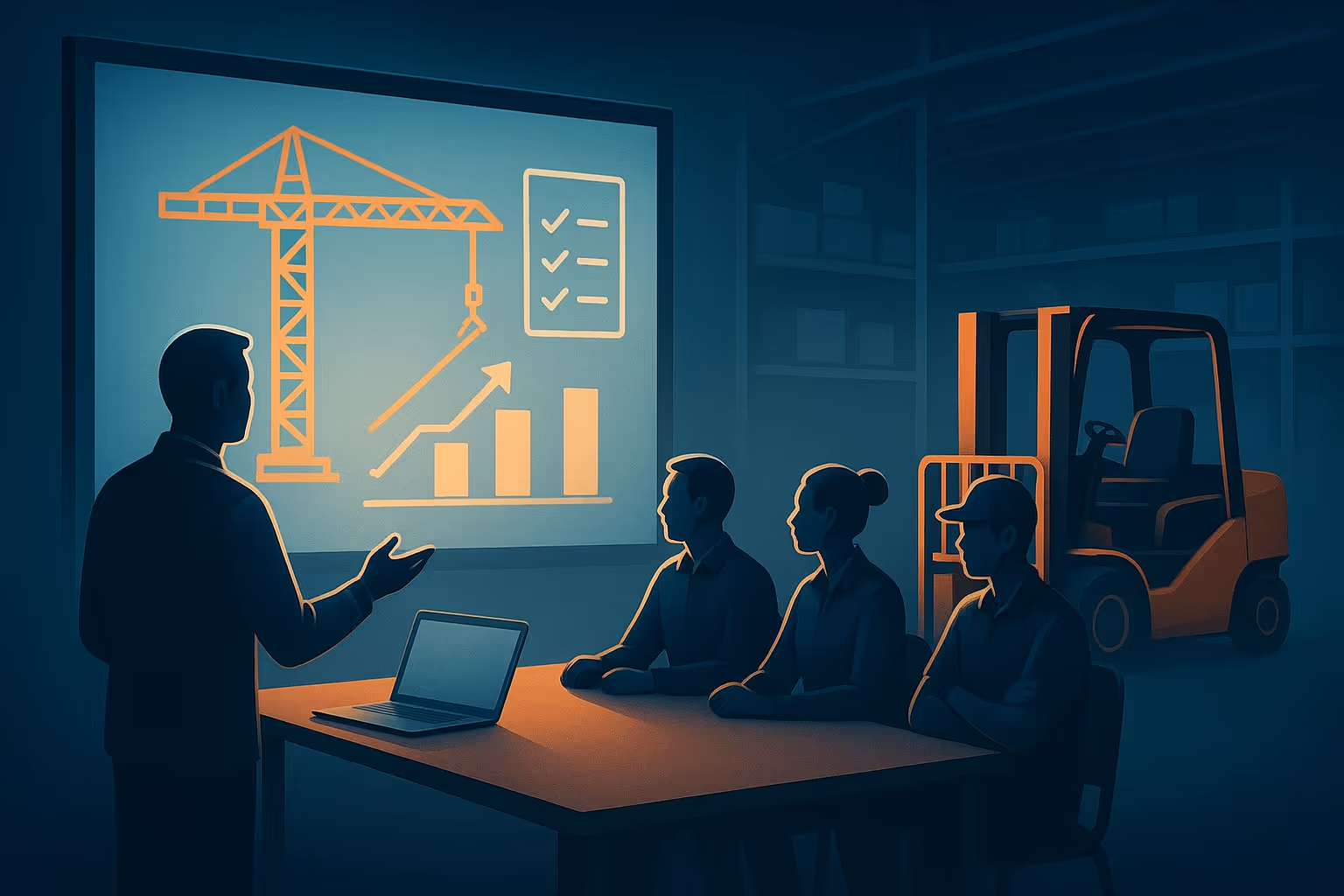 CACES R490 intra-entreprise : comment optimiser la formation des chauffeurs et le seuil de participants pour une conduite en sécurité des grues de chargement