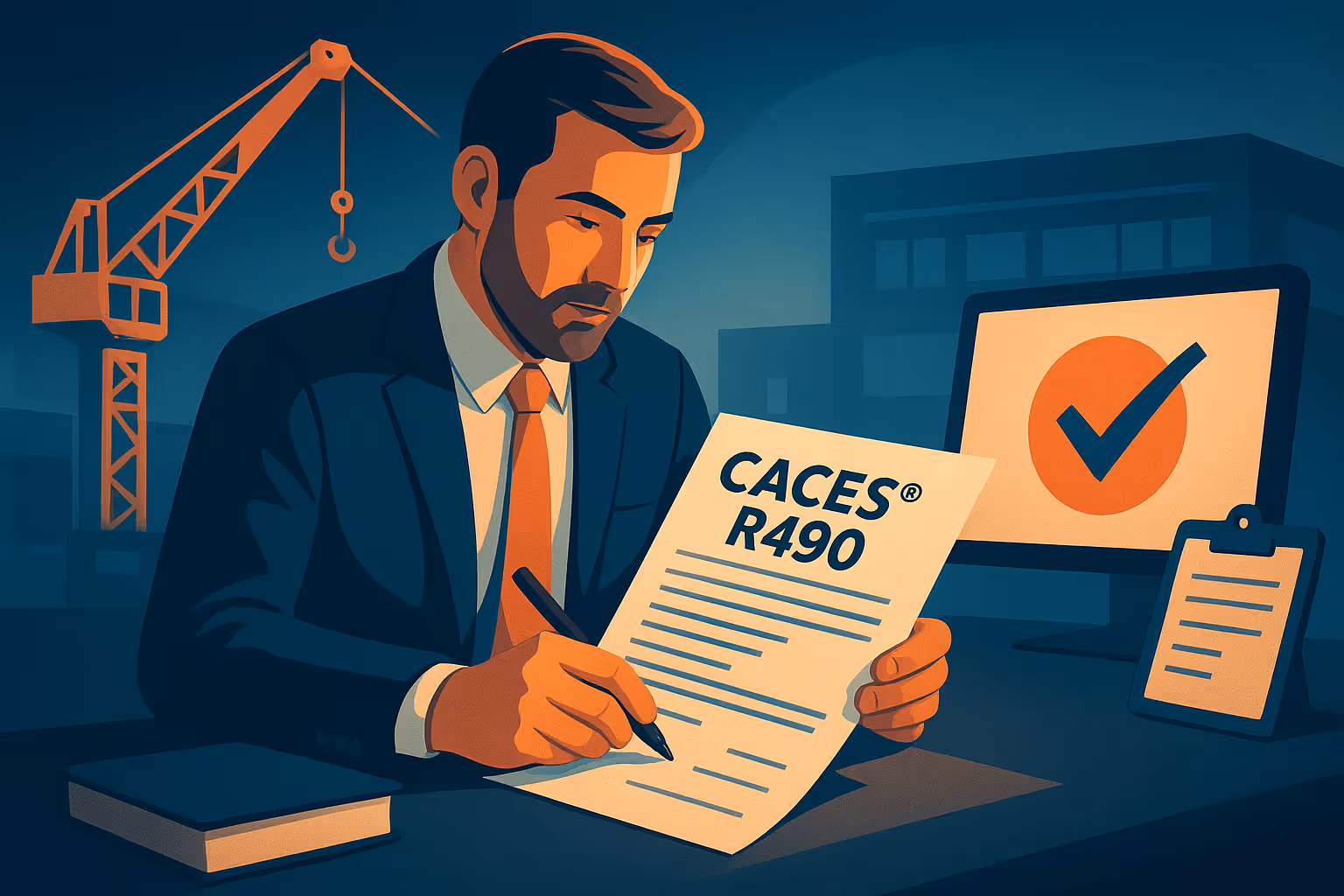 Réservation CACES R490 en centre formation : sécurisez vos opérations de levage en conformité