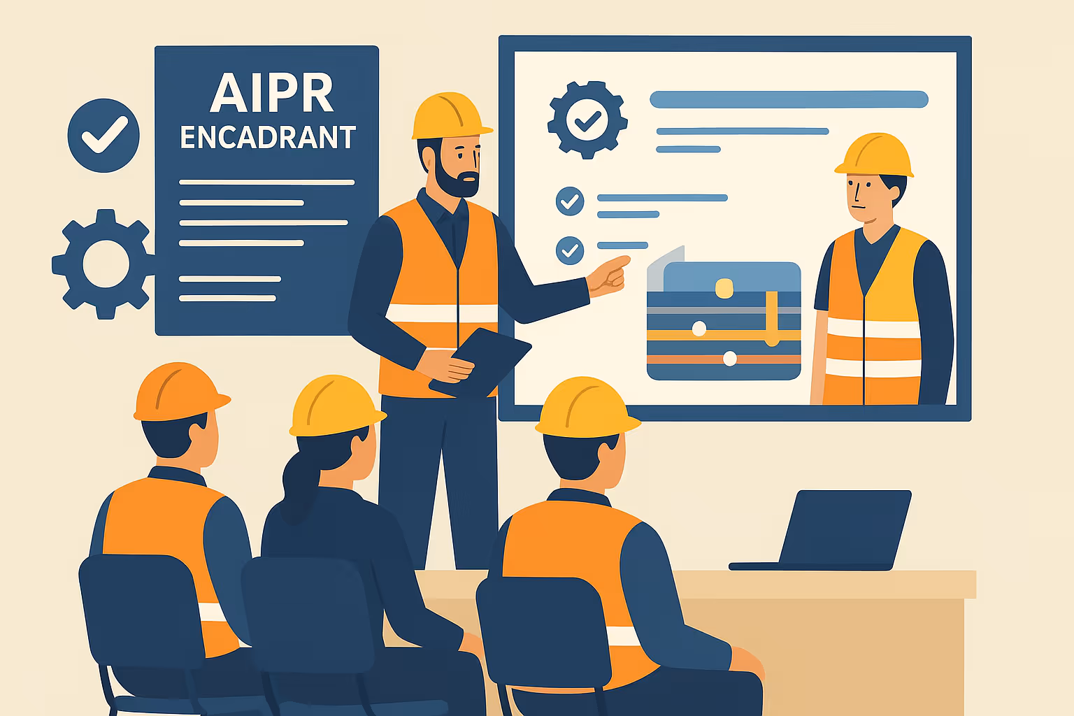 Réserver une formation AIPR Encadrant : prérequis et expérience terrain pour une sécurité optimale sur les chantiers