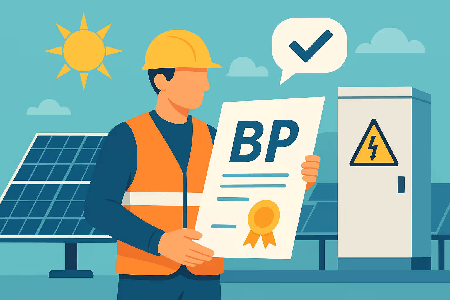 Habilitation électrique photovoltaïque BP : enjeux, réglementation et formation complémentaire