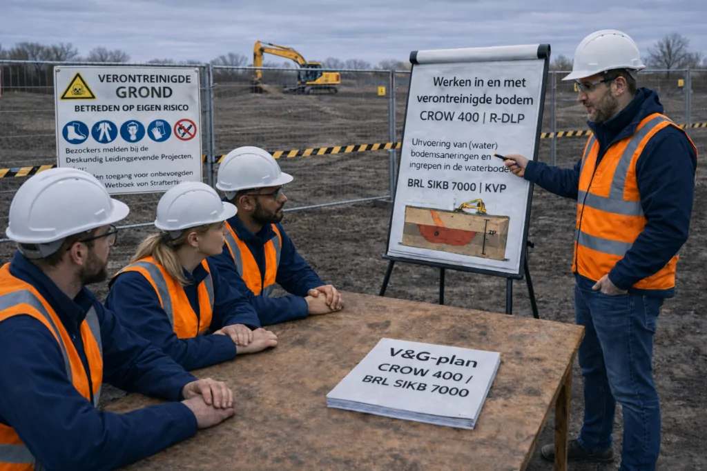 Werken in verontreinigde bodem: R-DLP - Basisopleiding