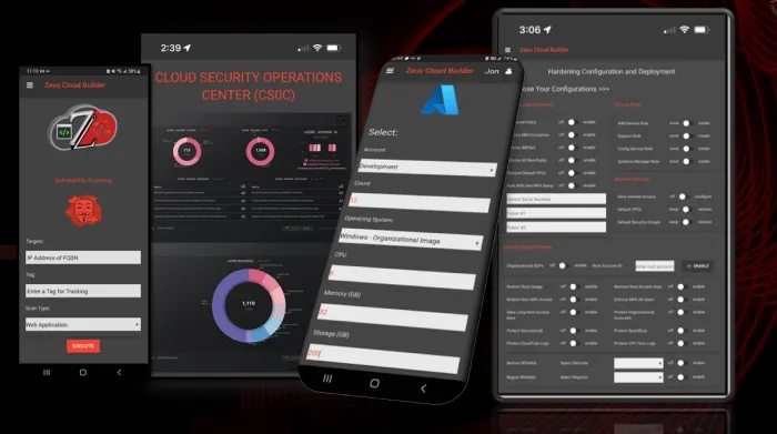 Zeus dashboard