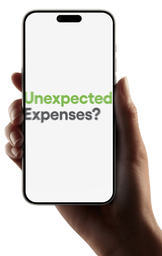 Phone in hand