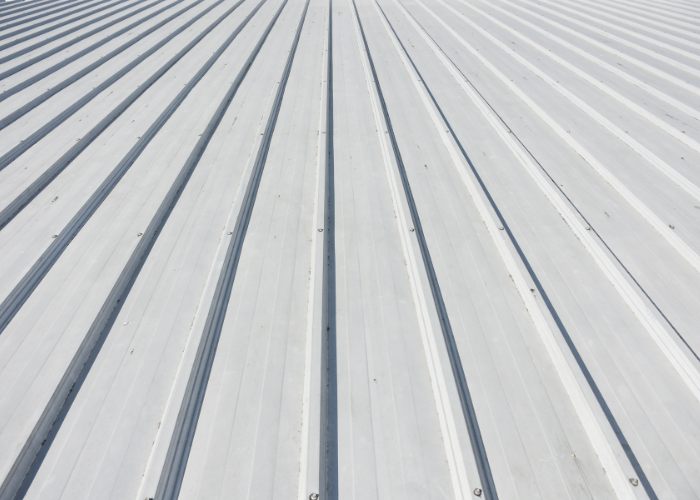 a clean and finished metal roofing system