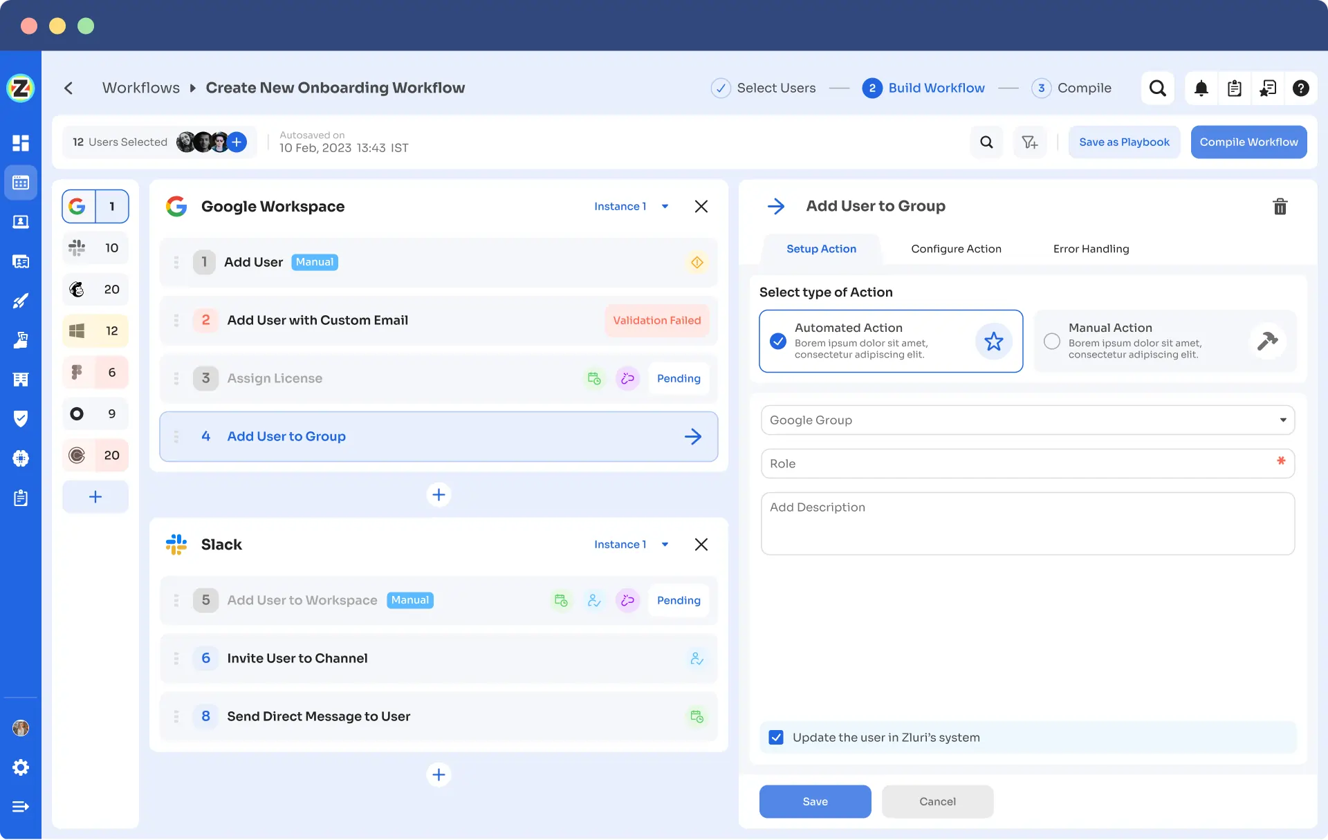 zluri onboarding playbook review